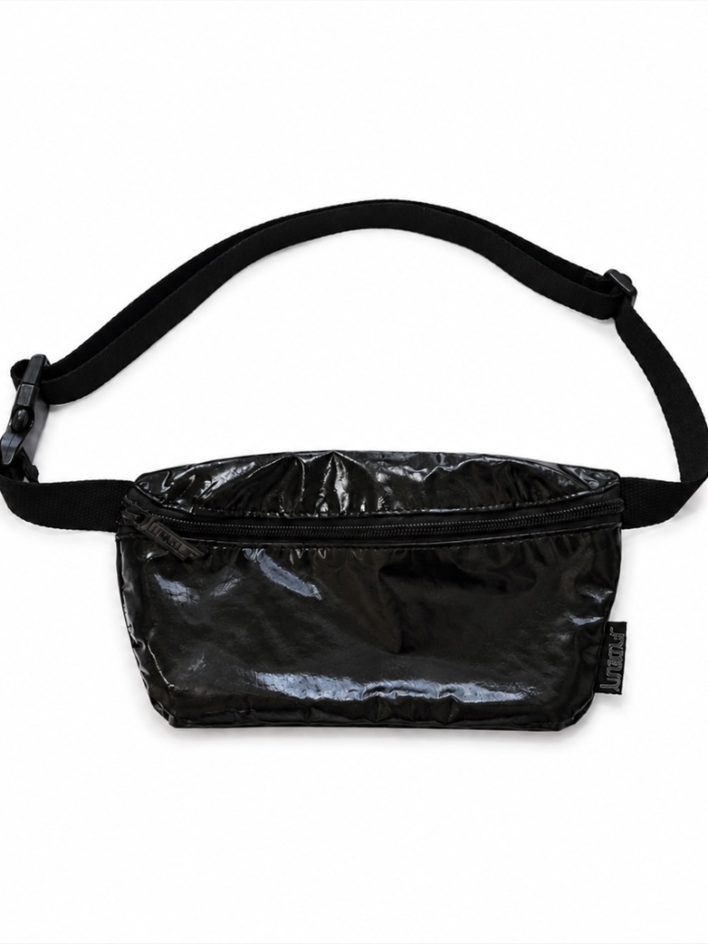 FYDELITY Black Vinyl Bum/Sling Bag NWOT